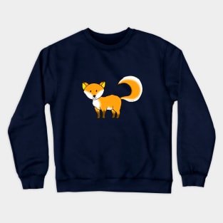 cute orange fox Crewneck Sweatshirt